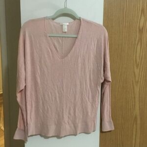 💕5 for $30💕H&M Pink V-Neck Women's Top